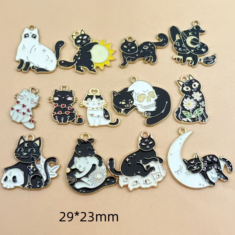10pcs Original Alloy Enamel Bl - Jewelry Making Jewelry 评论和价格