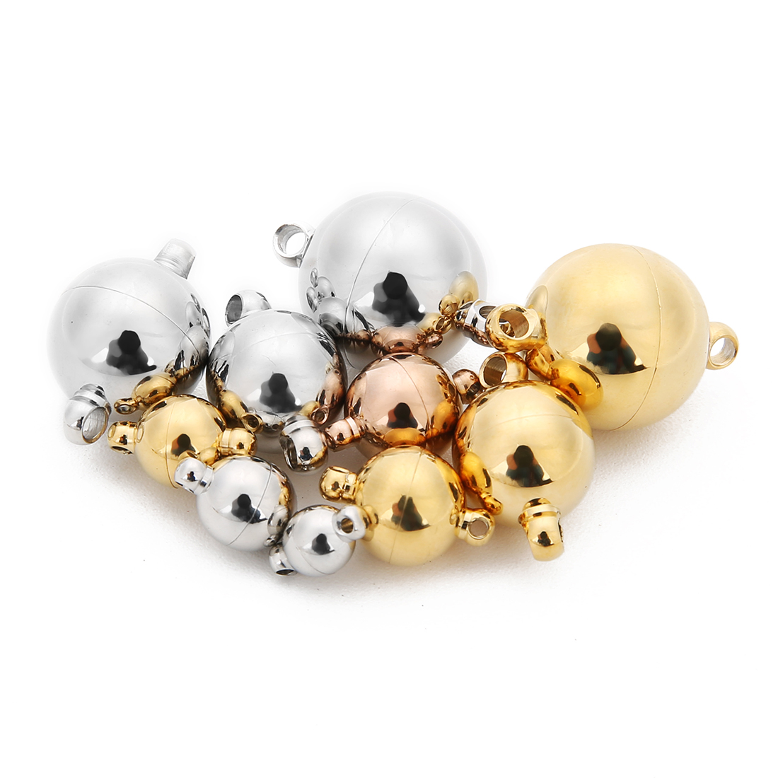 2pcs Stainless Steel Magnetic  - Jewelry Making Materials 评论和价格