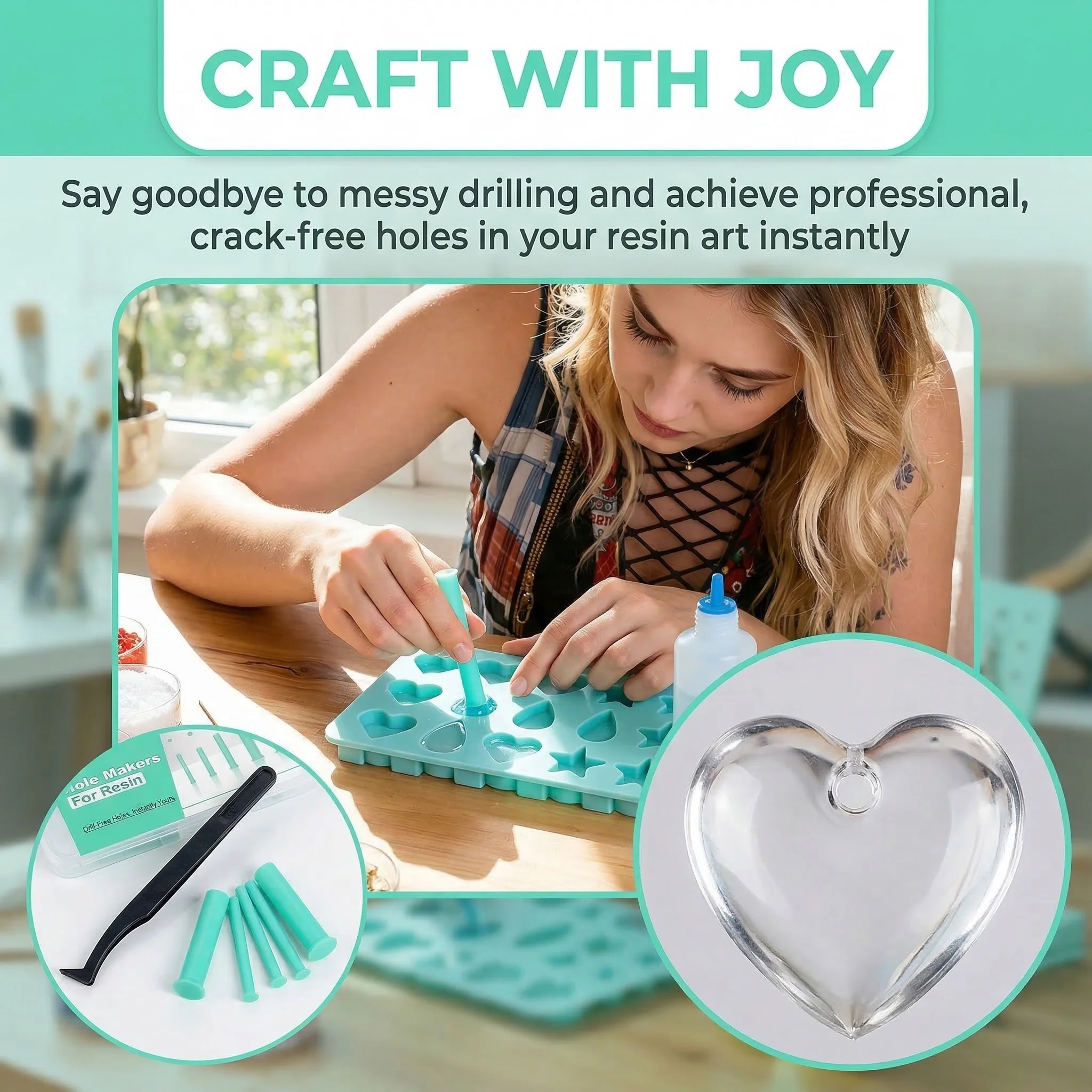 35pcs Resin Hole Opener Kit 2- - Jewelry Making Tools List 评论和价格