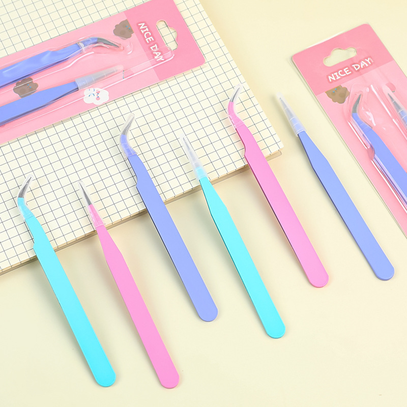 6pcs Tweezers Set - Angle and  - Jewelry Making Tools List 评论和价格
