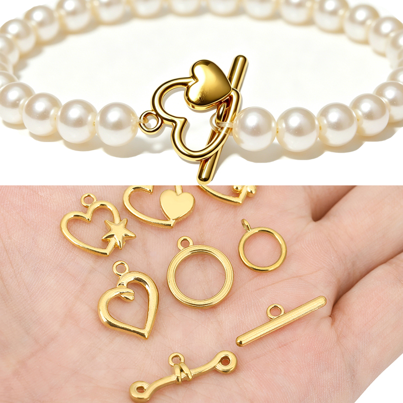 5sets PVD Never Fade Stainless - Jewelry Making Materials 评论和价格