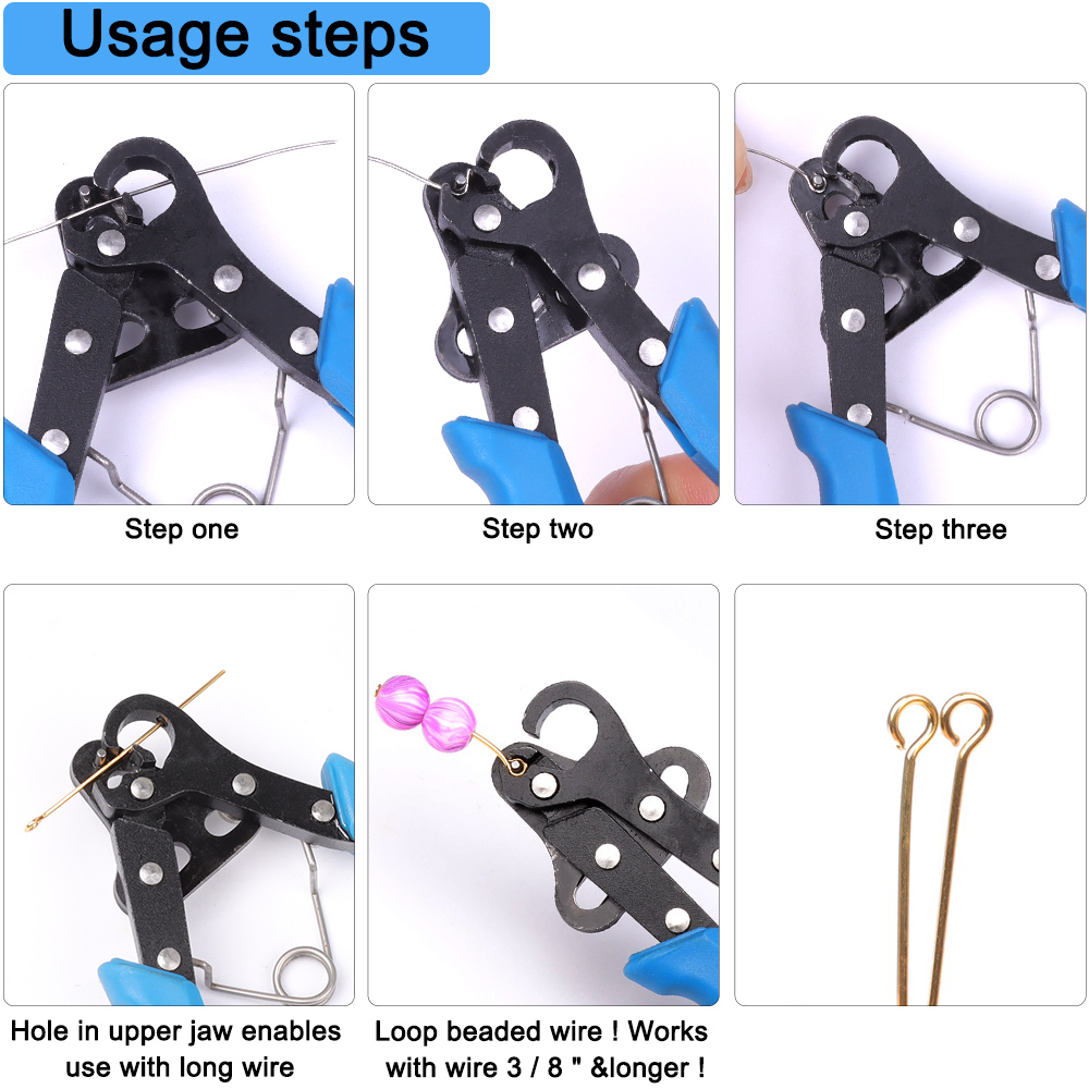 DIY Making Earrings Bracelets  - Jewelry Making Loop Pliers 评论和价格
