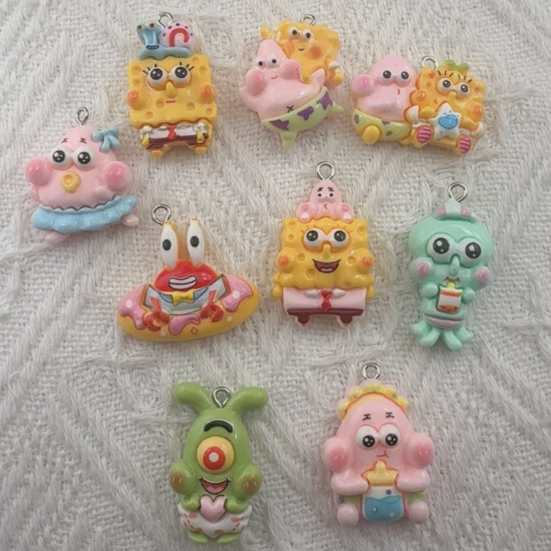 10pcs cartoon resin pendant, D - Jewelry Making Jewelry 评论和价格