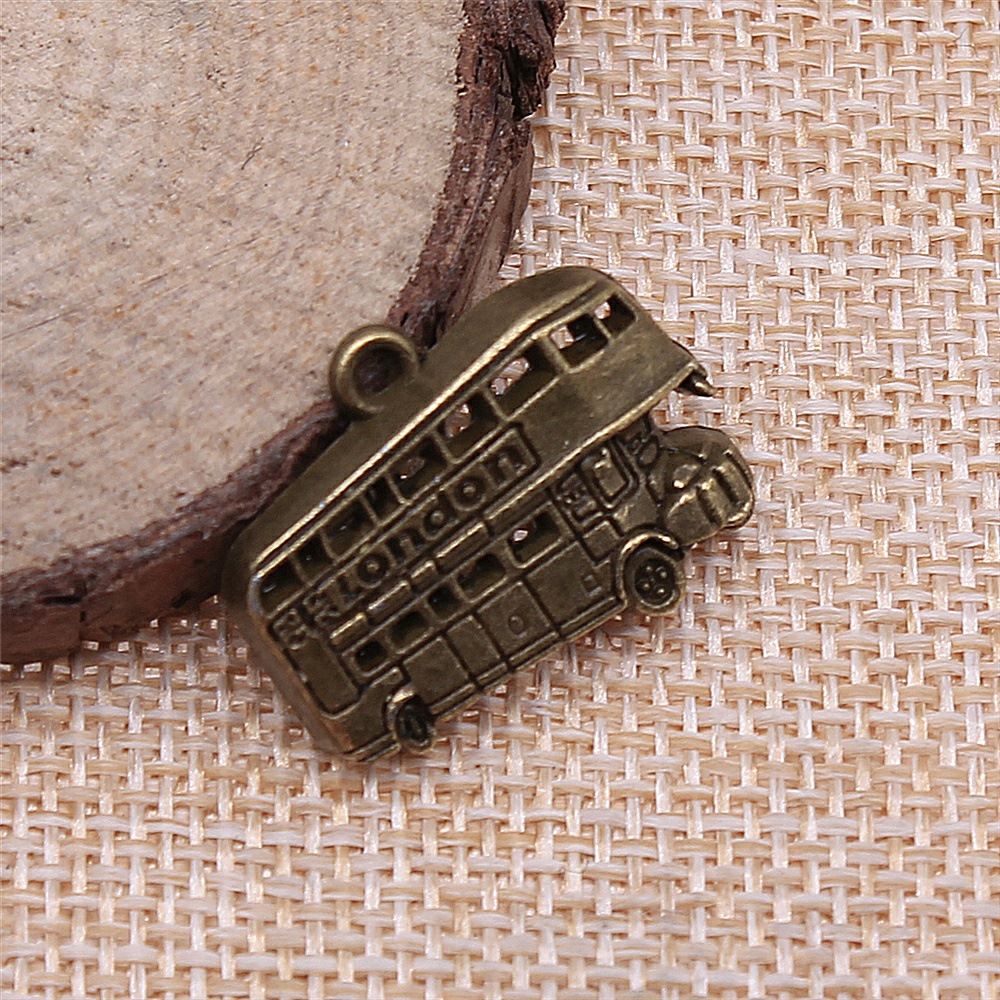 IFOCUS 10pcs/Lot London Bus Ch - Jewelry Making London 评论和价格