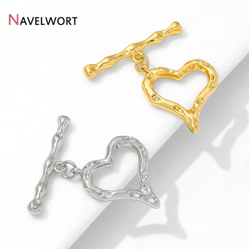 18K Gold Plated Heart Shape OT - Jewelry Making Materials 评论和价格