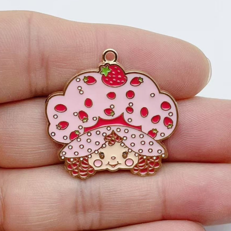 10pcs Cute Little Girl Enamel  - Jewelry Making Metals 评论和价格