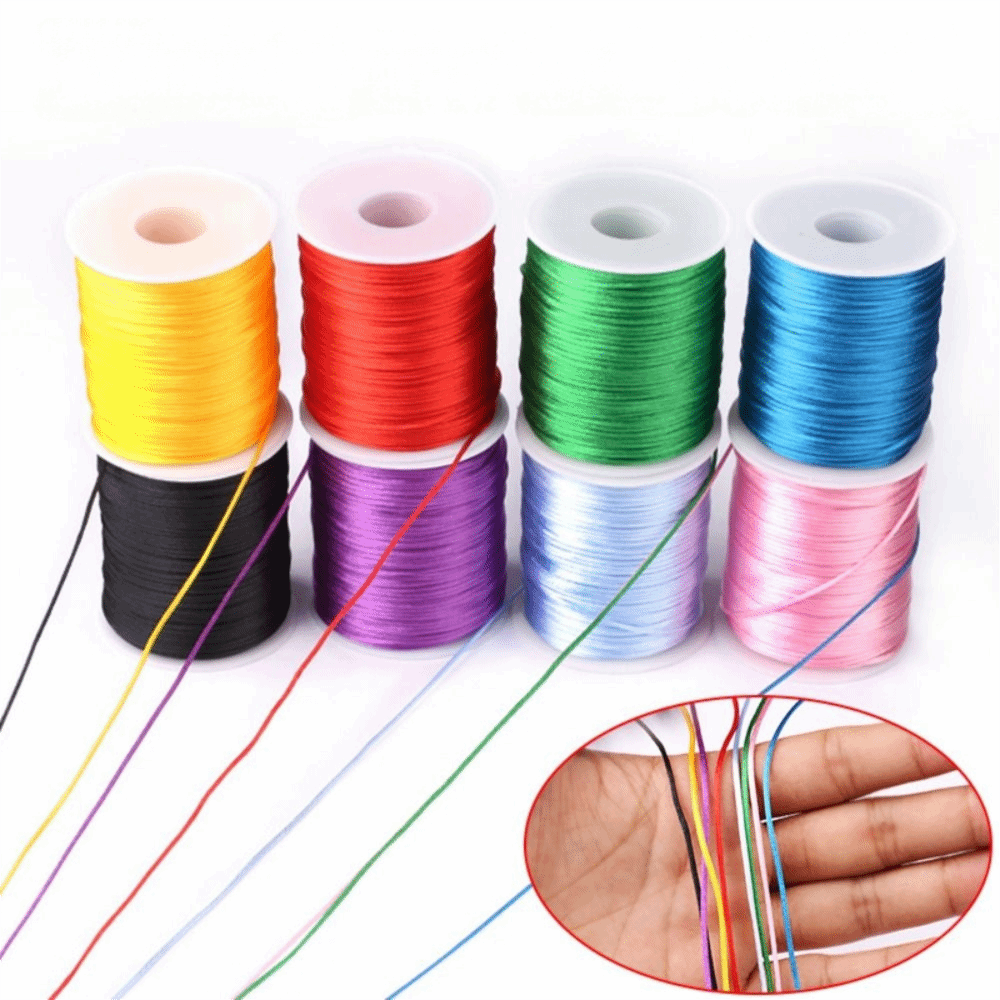 100m Craft String 1.5mm Satin  - Knotting Cord Silk 评论和价格